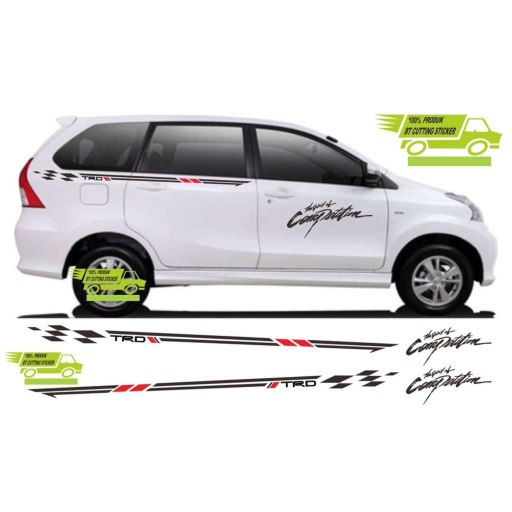 sticker avanza / sticker mobil avanza / sticker cutting avanza / sticker mobil toyota avanza