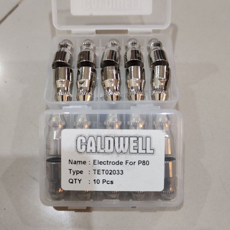 ELECTRODE P80 CALDWELL / MATA PLASMA CUT 100 CALDWELL / MATA NOZZLE PLASMA P80 CALDWELL