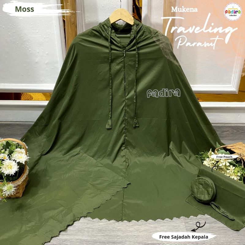 mukena travel bahan parasut