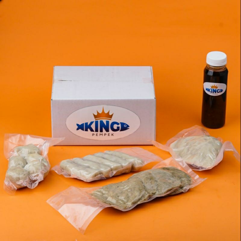 

PAKET KING 4 MIX 50 PCS / LENJER / TELUR / ADAAN / KULIT / PEMPEK PALEMBANG / CUKO PALEMBANG