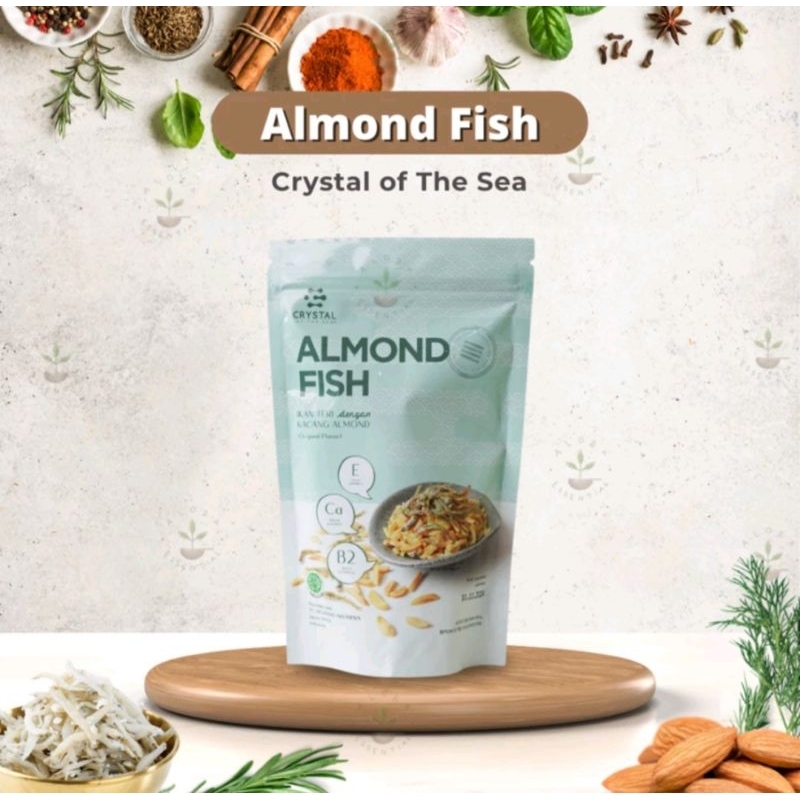 

CRYSTAL OF THE SEA ALMOND FISH|DRIED BROWN & WHITE ANCHOVY|DRIED EBI CEMILAN SEHAT IKAN TERI DAN UDANG