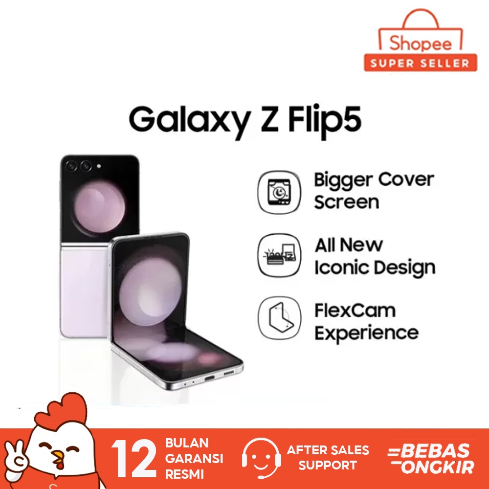 Samsung Galaxy Z Flip 5 5G 8/512GB Flip5 Garansi RESMI Samsung Indonesia Flip 6