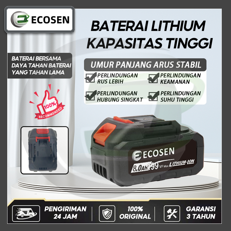 New Baterai Litium Li-ion Batteries Aksesori for Lithium Chainsaw Batrai Bor Untuk Sebagian Besar Produk Di Pasaran