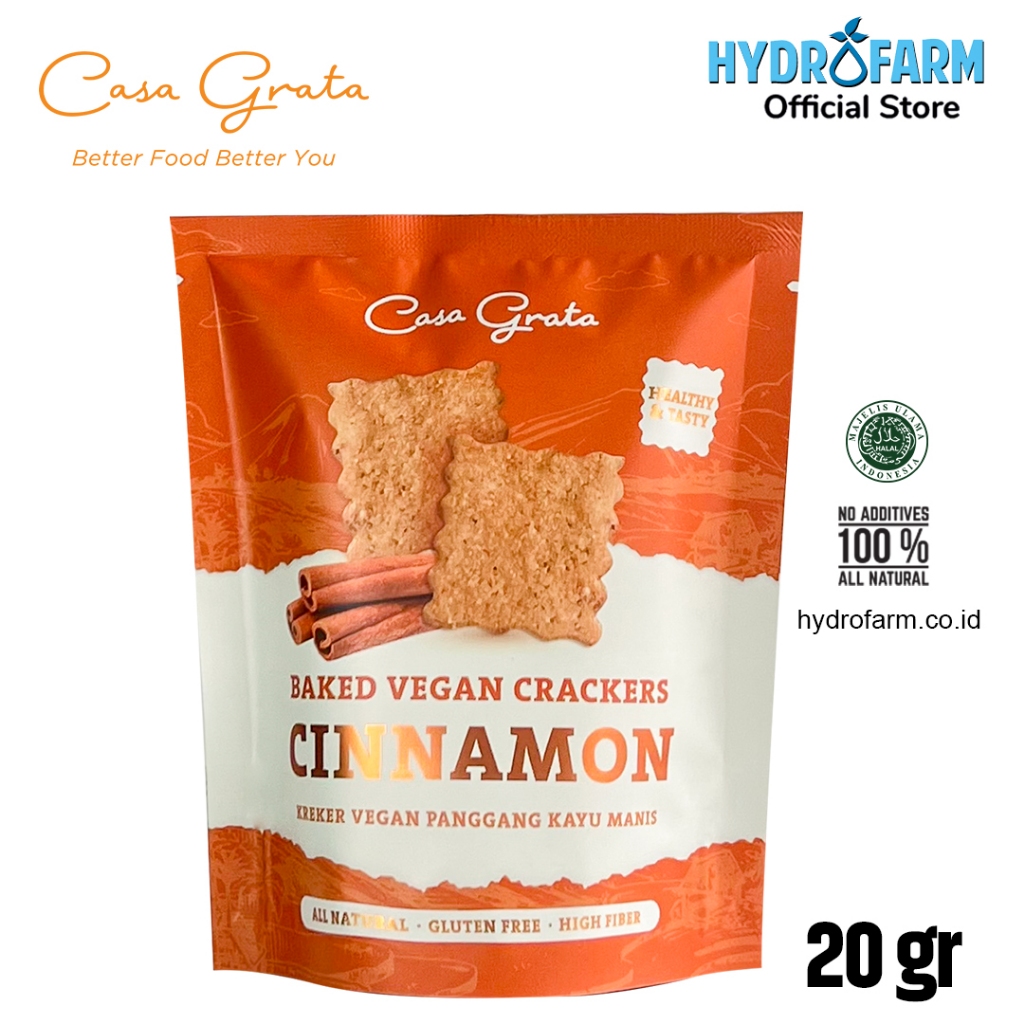 

Casa Grata - Baked Vegan Crackers Sesame & Chia - 70gr