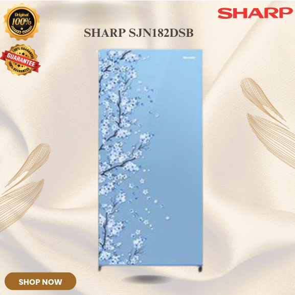 SHARP KULKAS 1 PINTU SJN182DSB 157 L/SJN-182DSB/SJN 182DSB/KULKAS SHARP 100% ORIGINAL BERGARANSI