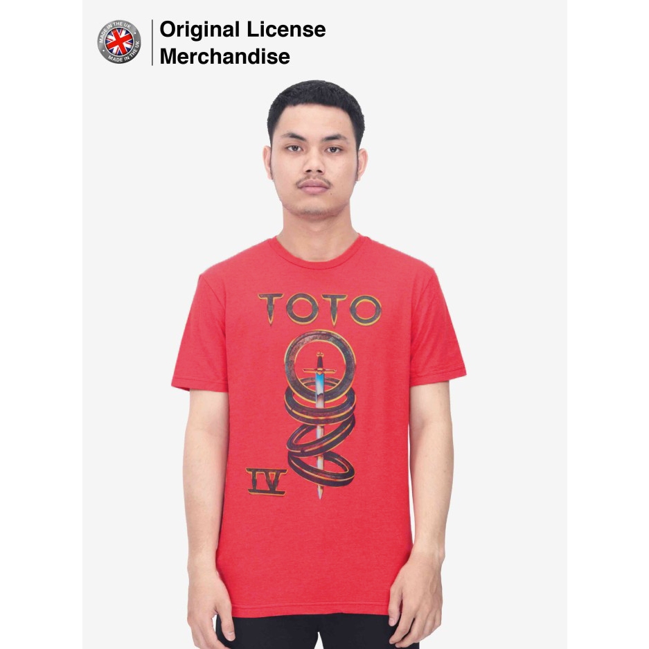 Kaos Baju Rock Musik Band Pria Cowok Katun Terbaru TOTO Iv Album Cover