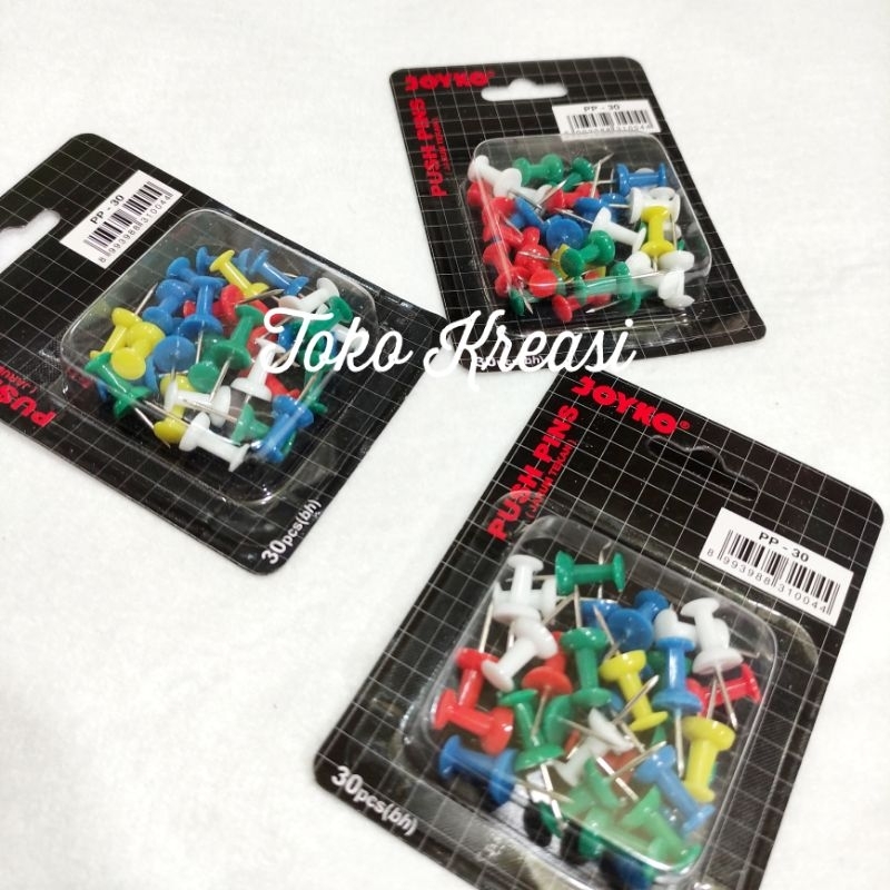 

Paku Mading / Push Pin / Paku Pin / Jarum Tekan Joyko