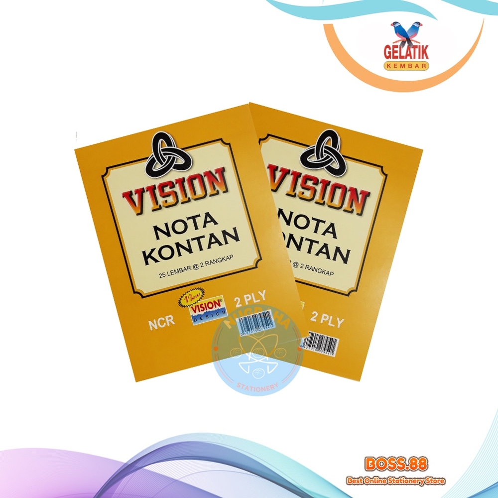 

BUKU NOTA NCR 2 PLY BESAR NEW VISION (1 PCS)