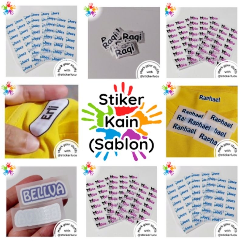 

Stiker Kain Iron On (Sablon)