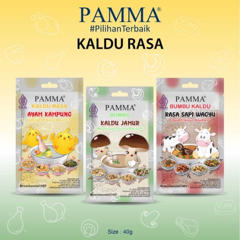 

Kaldu Jamur alami 40 gr PAMMA / exp Mar 26