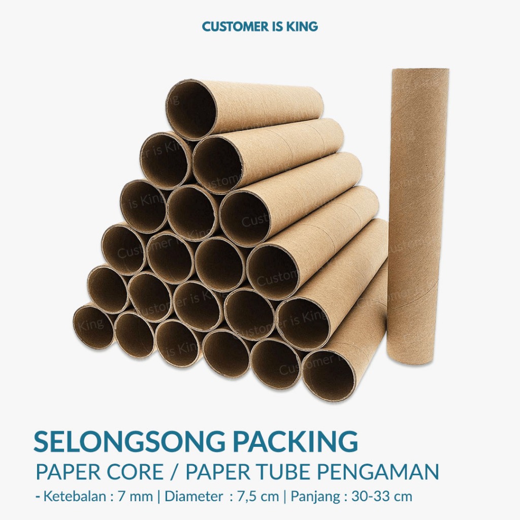 

Selongsong Paper Core Paper Tube Tabung Karton Tebal Pengaman Packing