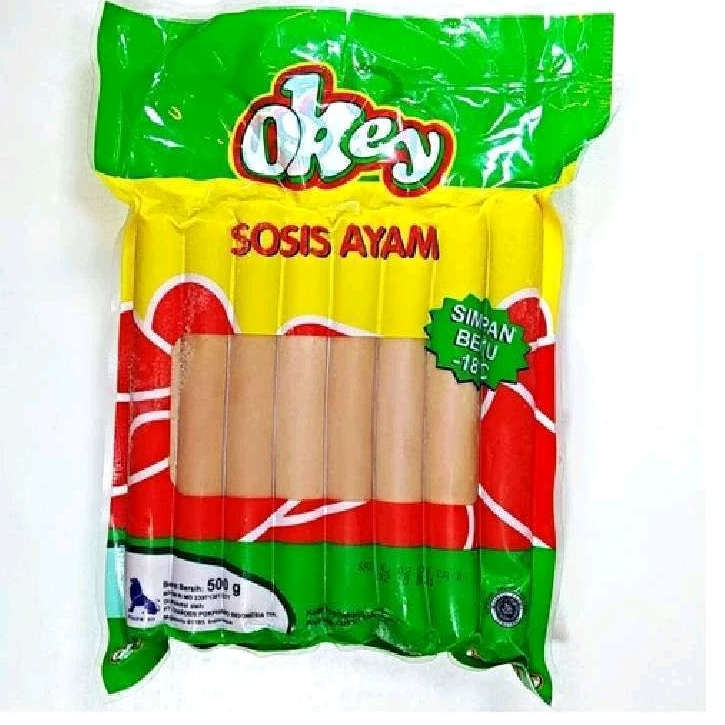 

SOSIS AYAM OKEY 500 GRAM