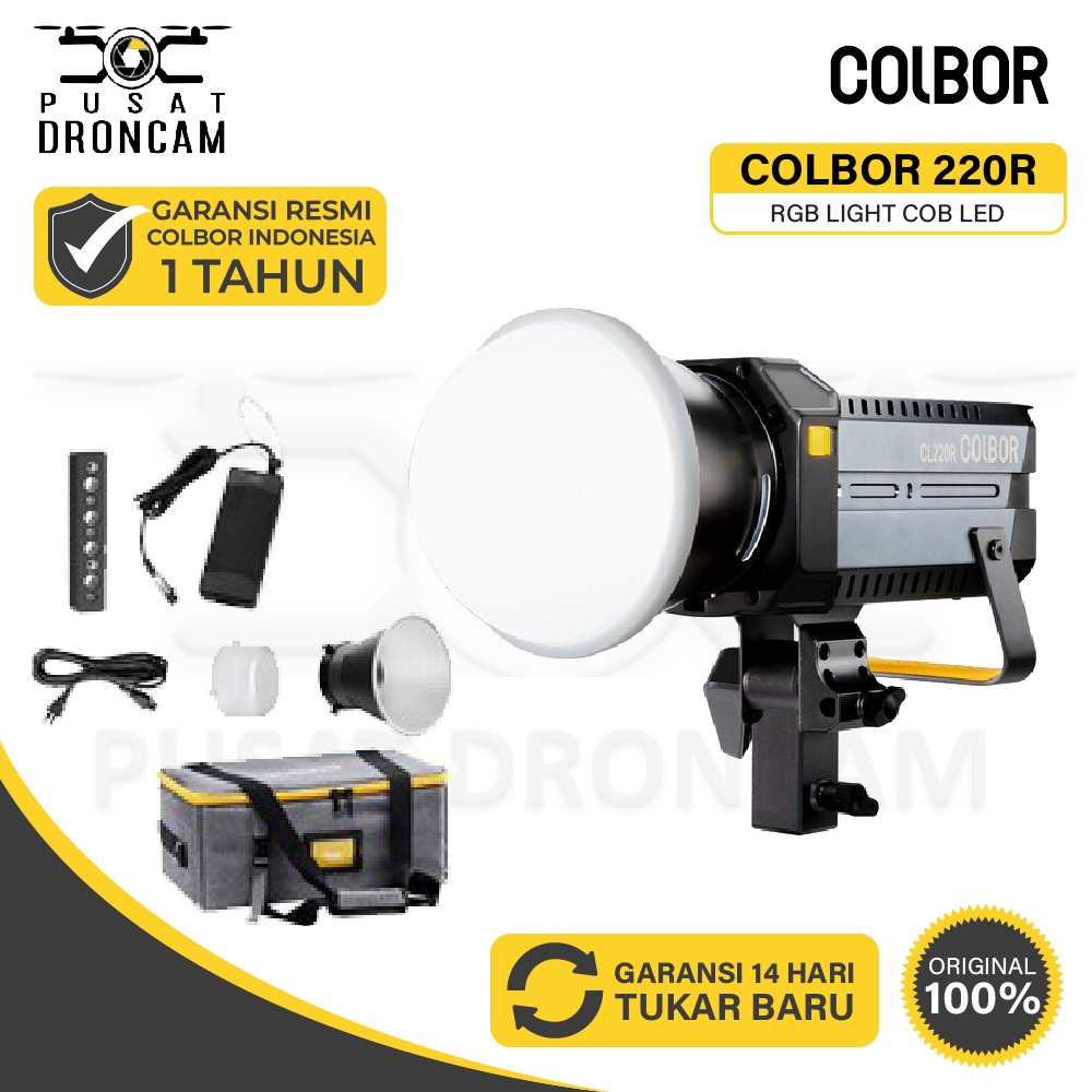 COLBOR CL220R RGB COB LED Lampu Video Light CL 220R - CL220 R Original