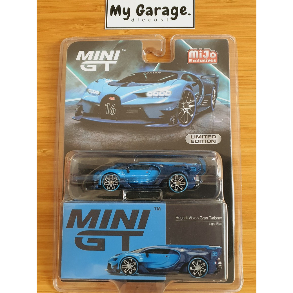 Mini GT 266 - Bugatti Vision Gran Turismo Light Blue