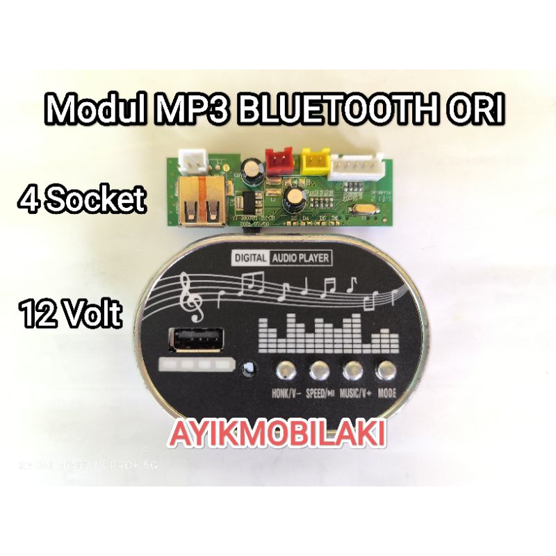 Modul MP3 Bluetooth ORI 12 Volt / ORI PMB Aki 6 Volt 4,5Ah