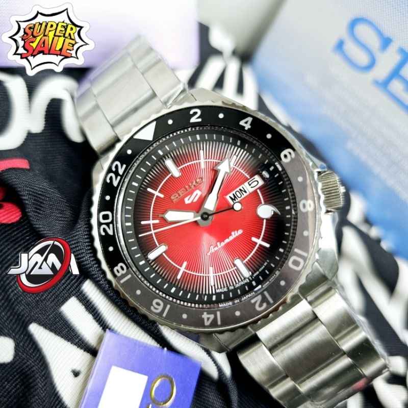Seiko 5 Naruto Boruto Silver Original Jam Tangan Pria Automatic