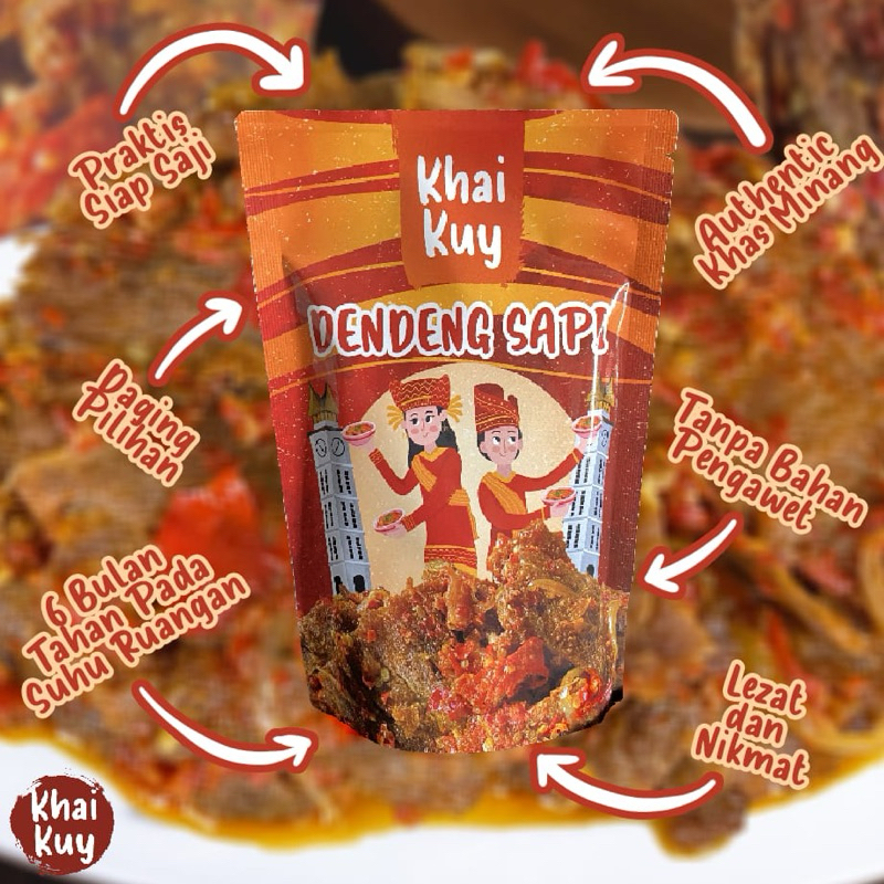 

Dendeng Sapi Lambok Balado 150 gram Siap Saji