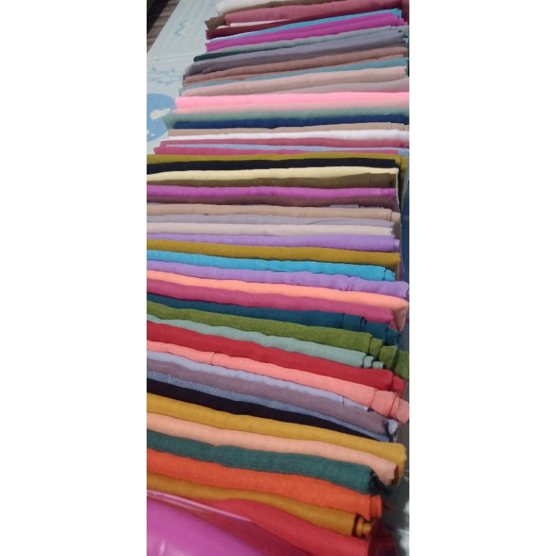 jilbab paris jadul (polos tanpa payet tassel)