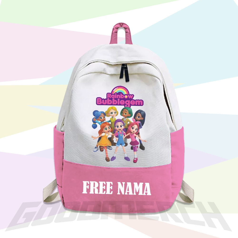 TAS RANSEL ANAK TK SD RAINBOW BUBBLEGEM