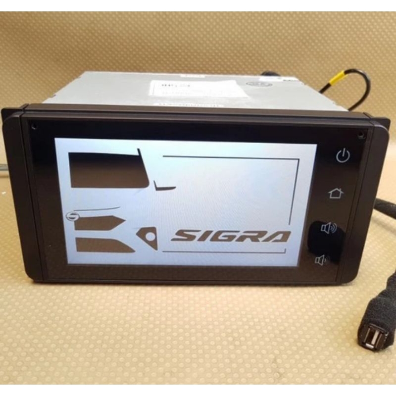 Head unit lcd original daihatsu sigra bluetooth