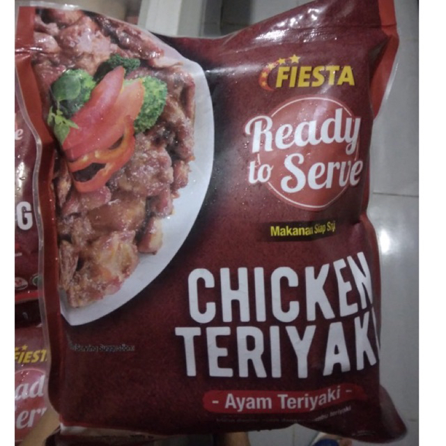 

Fiesta ready to serve chicken teriyaki 300 gram