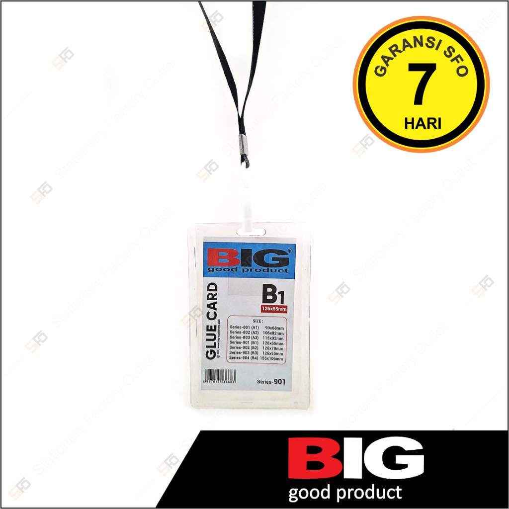 

ID Card Holder BIG Potrait + Lanyard - SFO Semarang Official