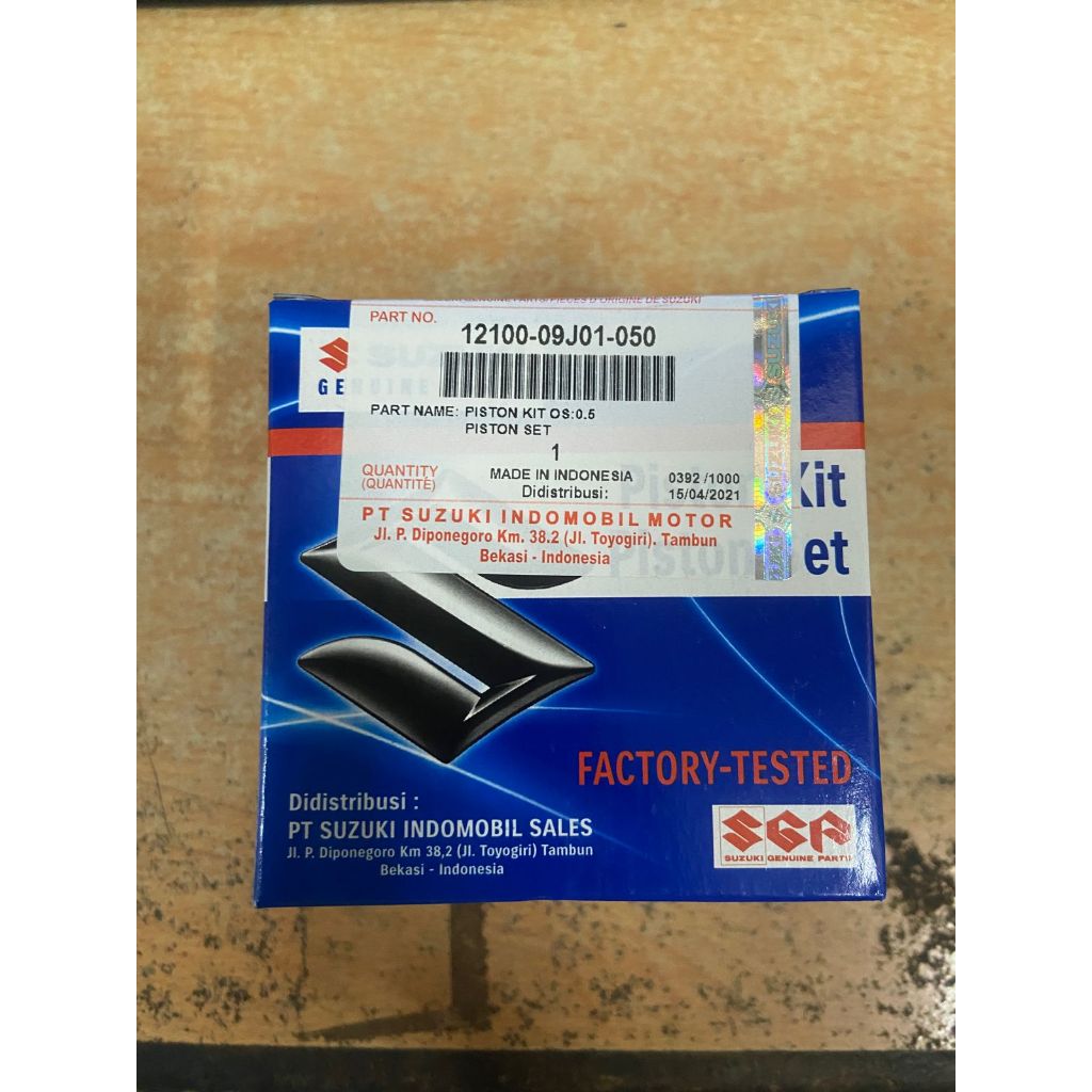 Piston Kit Suzuki Suzuki NEX 110 Suzuki NEX 110FI Suzuki LET'S 110FI OS.050 ORIGINAL SGP