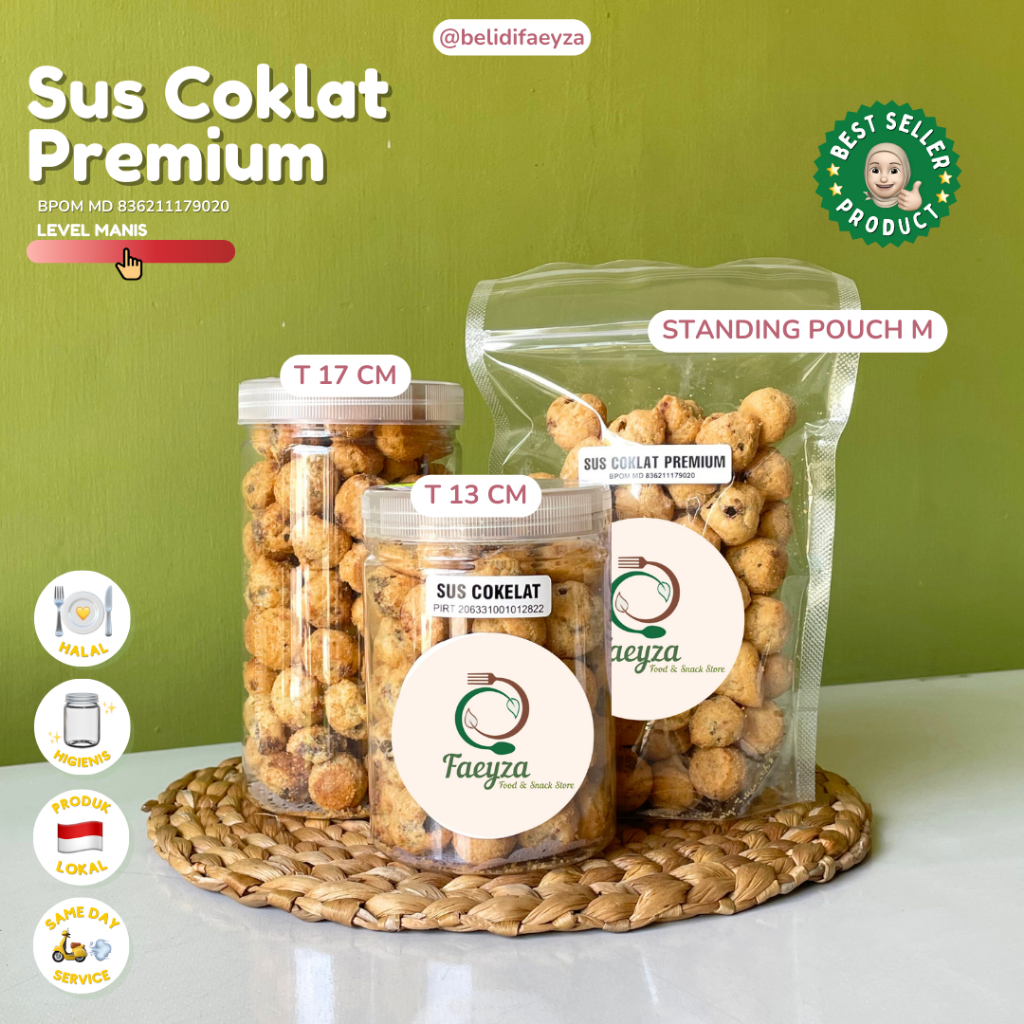 

[] Soes Coklat Walens Premium - Roti Kue Kering Cemilan Manis Cookies Murah Sus Hampers Khas Jogja Jawa Tengah