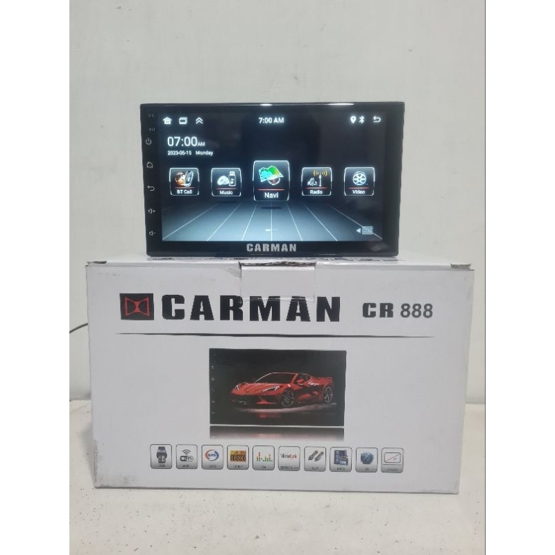 head unit Android 7 inch carman memori ram 2/32