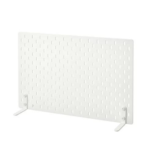 

SK4D1S Papan berlubang berdiri, putih 56x37 cm