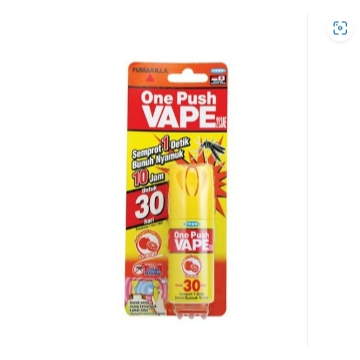One Push Vape semprot nyamuk 30 hari Orange