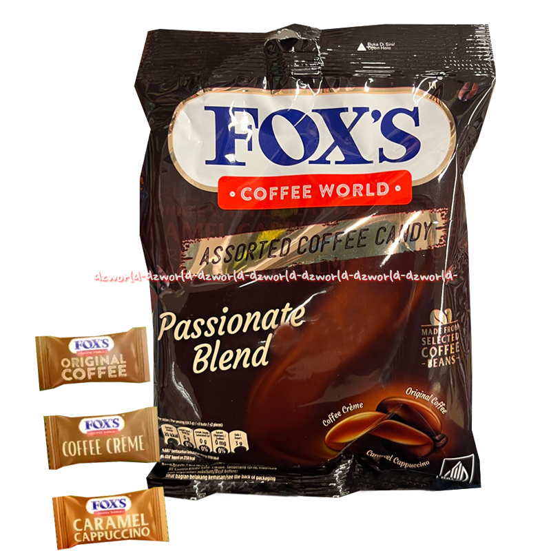 

Fox's Coffee 90gr World Assorted Coffee Candy Passionate Blend Permen Kopi