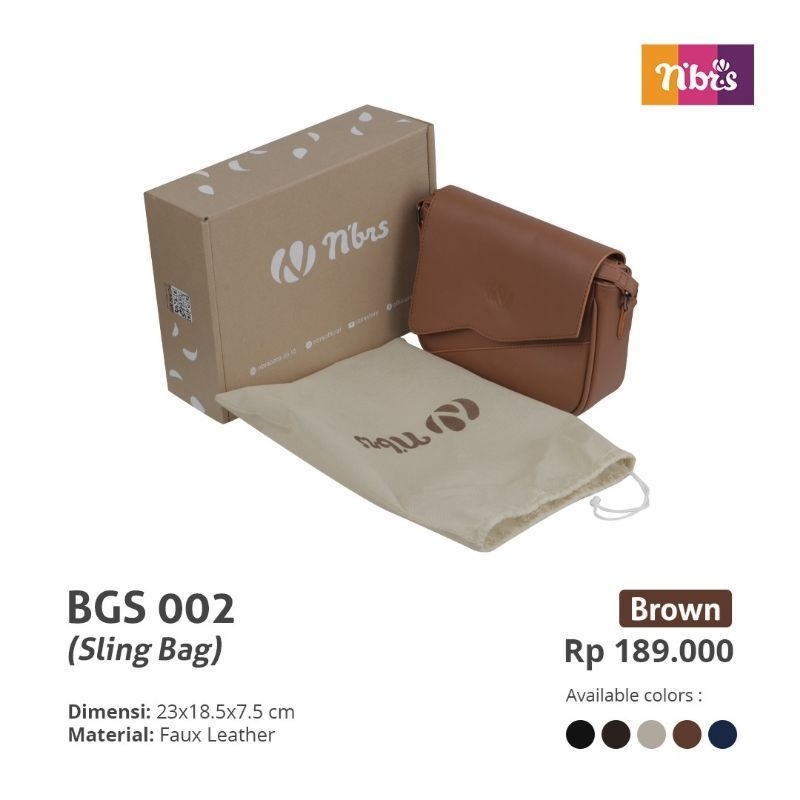 PROMO TAS NIBRAS//  BGS 002 // SLINGBAG NIBRAS BEST SELLER