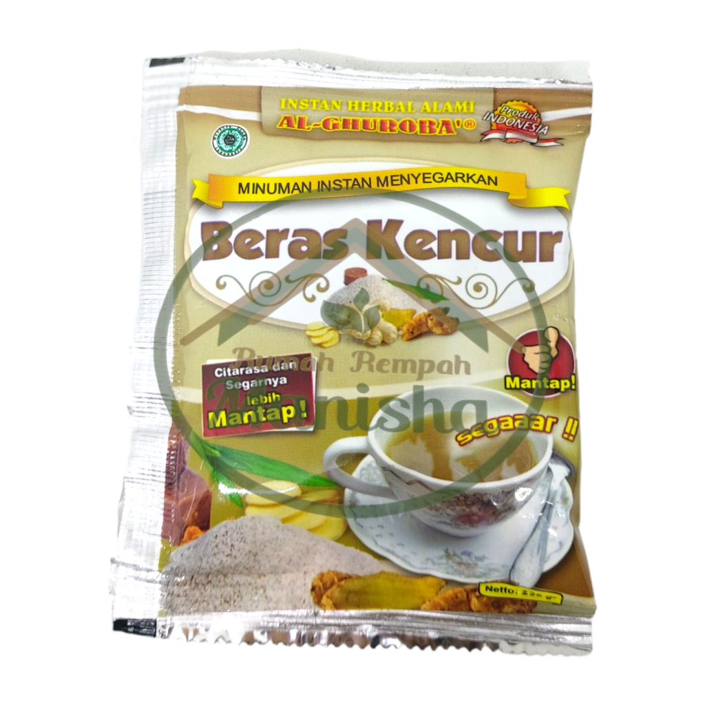 

Sachet Beras Kencur Minuman Kesehatan Instan Herbal Sachet Al-Ghuroba 25gr