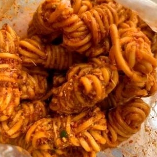 

Mie gulung pedas daun jeruk/original/balado