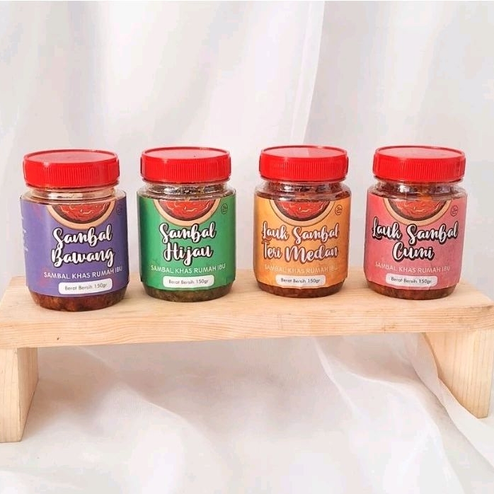 

(PAKET HEMAT) SAMBAL BOTOL 185GR - BABY CUMI - BAWANG - IJO - TERI