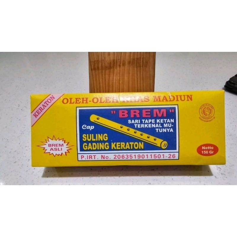 

Brem Suling Gading asli Madiun