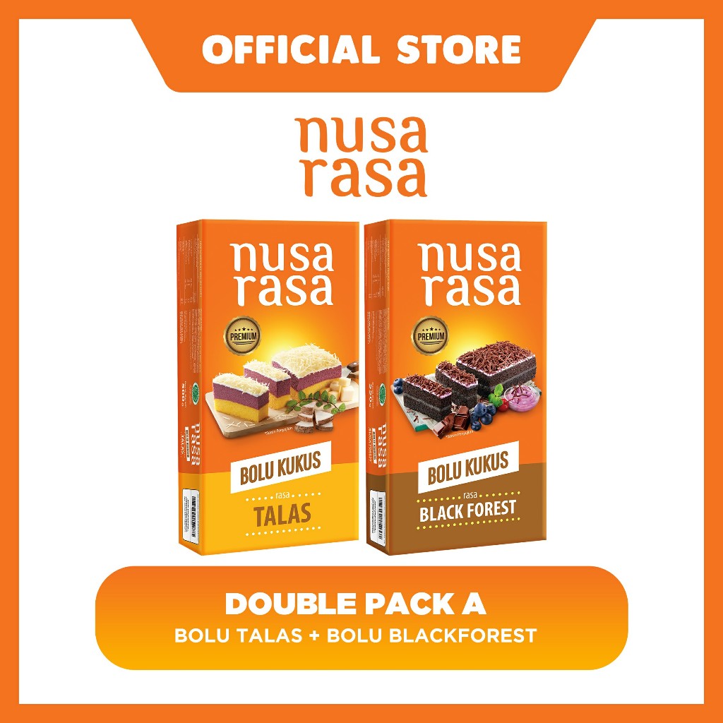 

Double Pack A (Bolu Nusa Rasa - Talas + Blackforest)