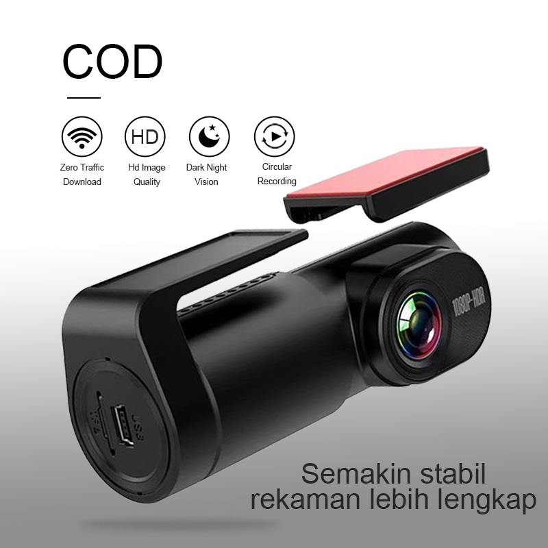 Kamera dashcam mobil Dashcam K8 Dashcam Mobil 360 derajat Dengan Layar HD ponsel Lighter Dashcam Mob