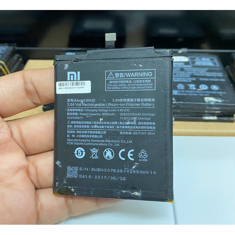 Batre Baterai Xiaomi Redmi 4A Copotan Baterai Xiaomi BN30 Copotan 100%