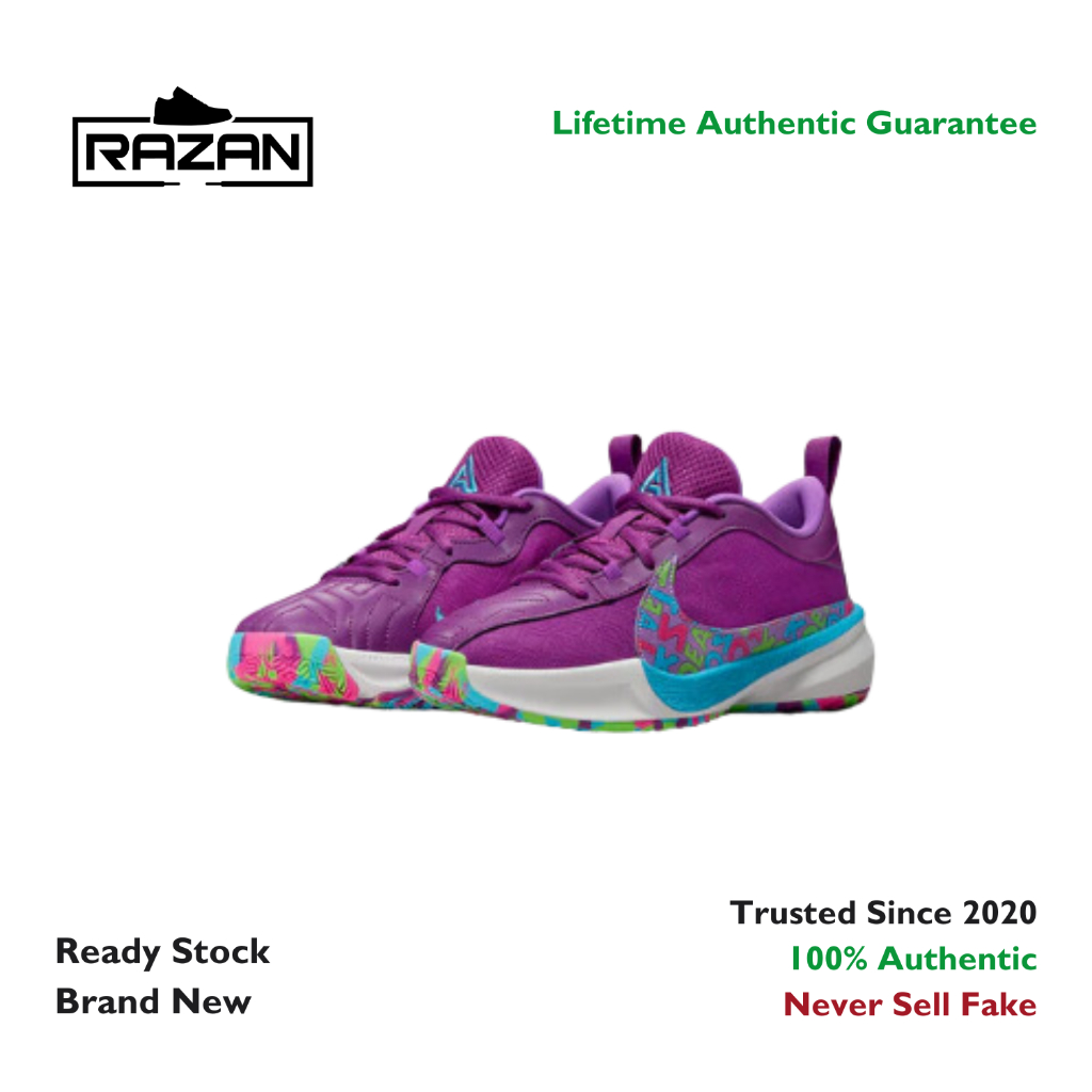 Nike Zoom Freak 5 Alphabet Bros (GS) 100% Authentic Original DZ4486 500