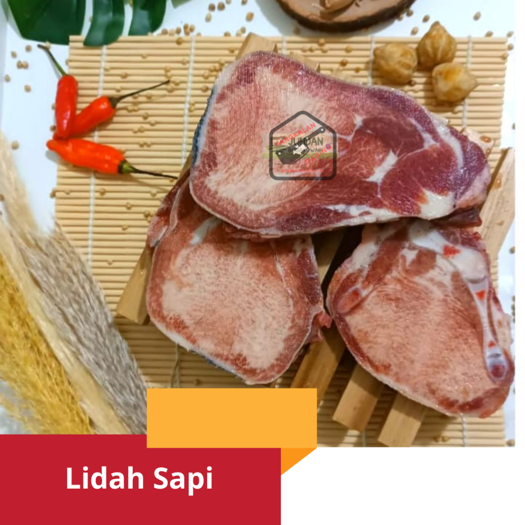 

Lidah Sapi Kupas 1 kg Potongan Tebal