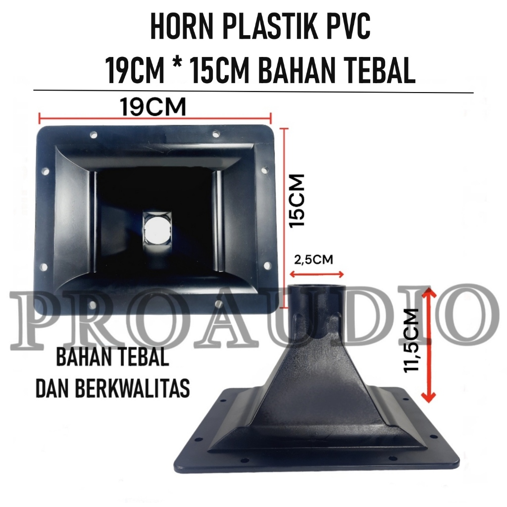 Corong tweeter/ Horn Tweeter 15 X 19 cm plastik