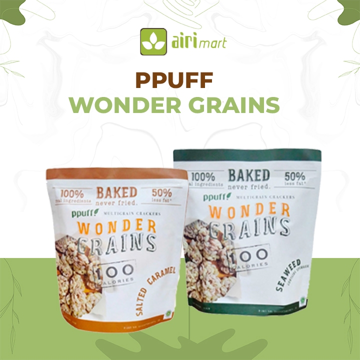 

Ppuff wonder grains multi grains snack serat biji rendah kalori