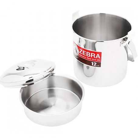 Rantang Tunggal Stainless / Rantang Zebra Stenlis / Rantang Tunggal Stenles / Loop Handle Pot Auto L
