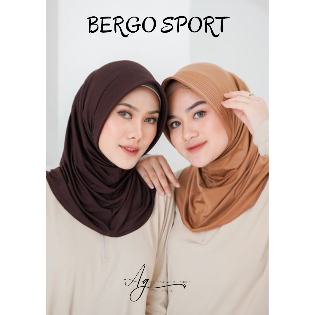 JILBAB BERGO SPORT / JILBAB SPORT / HIJAB INSTAN / BERGO SPORT / HIJAB BERGO SPORT