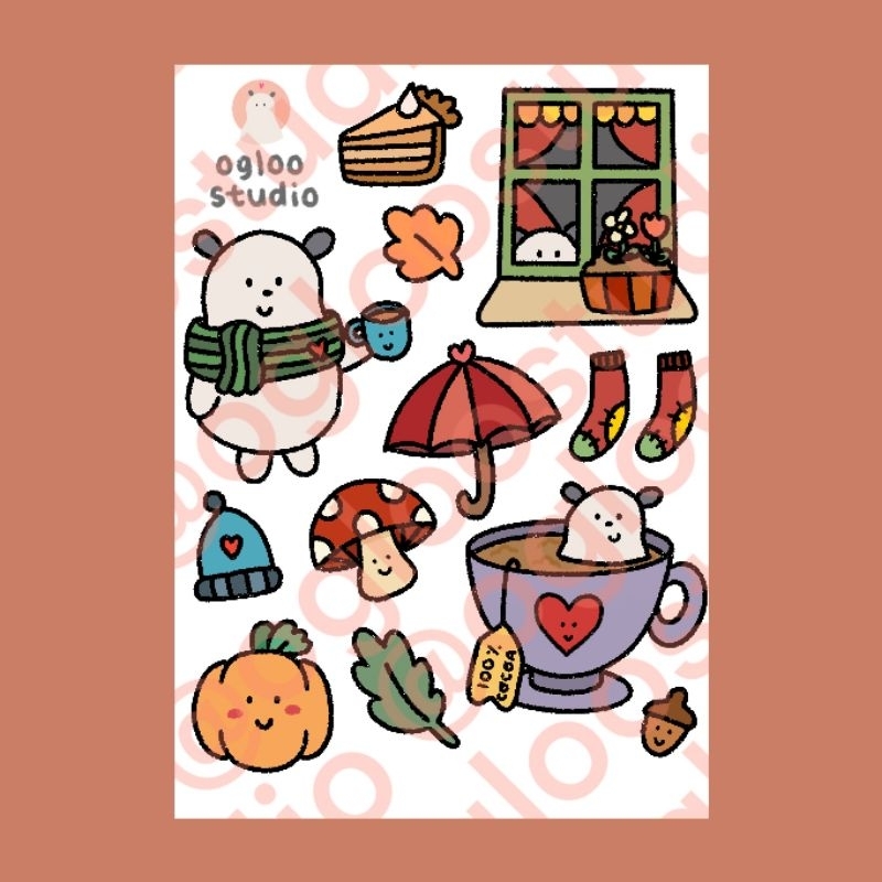 

STICKER AESTHETIC / STIKER ESTETIK / STICKER TUMBLR / STIKER LUCU (AUTUMN)-A04