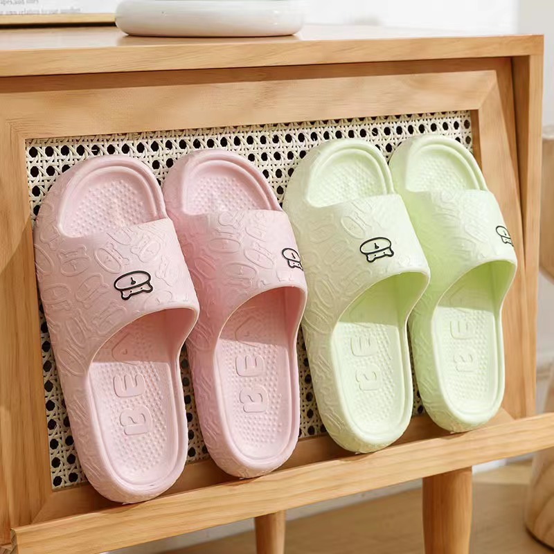 Sandal Slop Jelly Karet Model Bear Wanita Rumah Slipper / Sandal Indoor Kartun