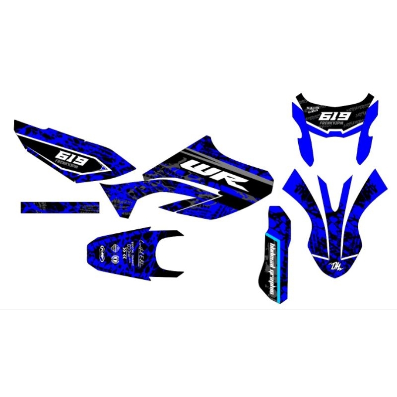 decal wr155 stiker wr 155 decal wr terbaru decal wr Supermoto stiker wr supermoto