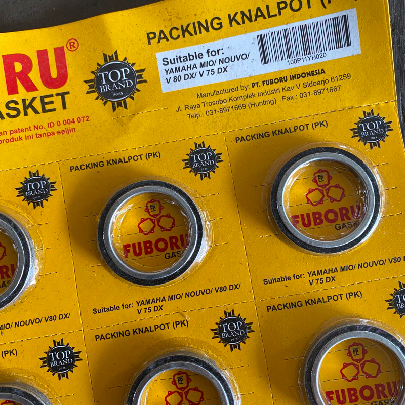 PAKING KNALPOT MIO SPORTY MERK FUBORU